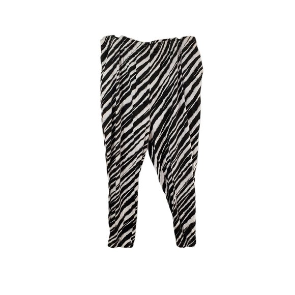 City Streets Men's Black & White Striped Pants Sz XXL - Picture 1 of 6